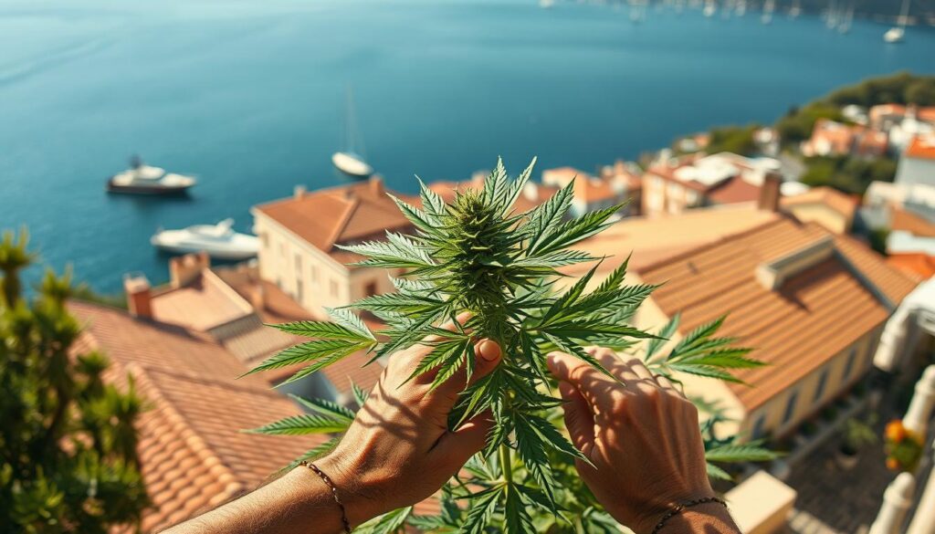 weed in  Villefranche-sur-Mer