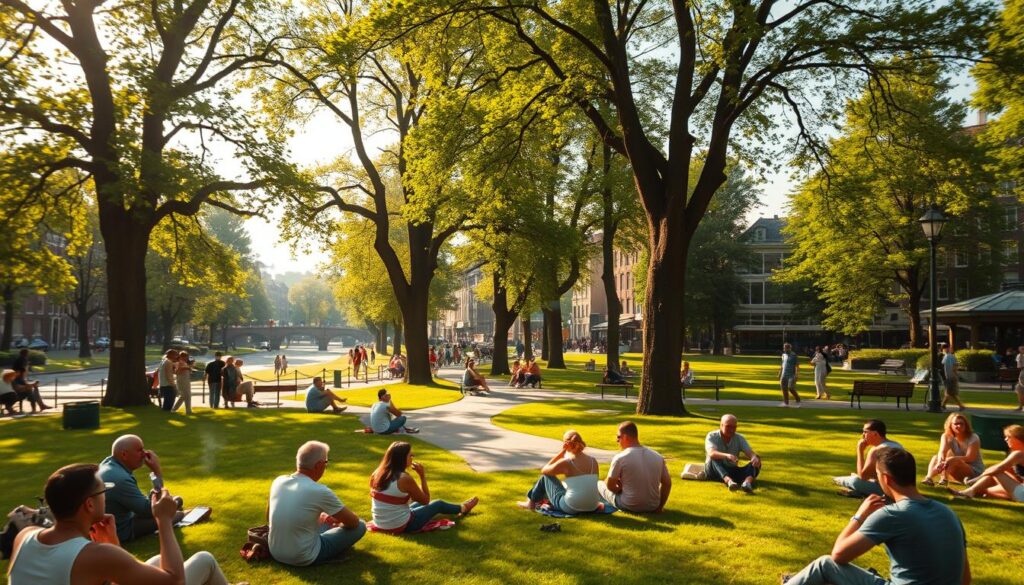Amsterdam cannabis-friendly parks
