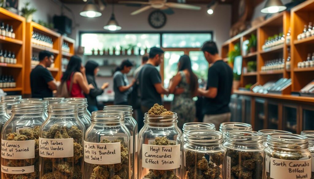 Choosing cannabis strains in Trang