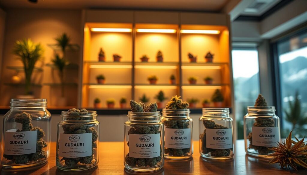 Gudauri marijuana store strain selection