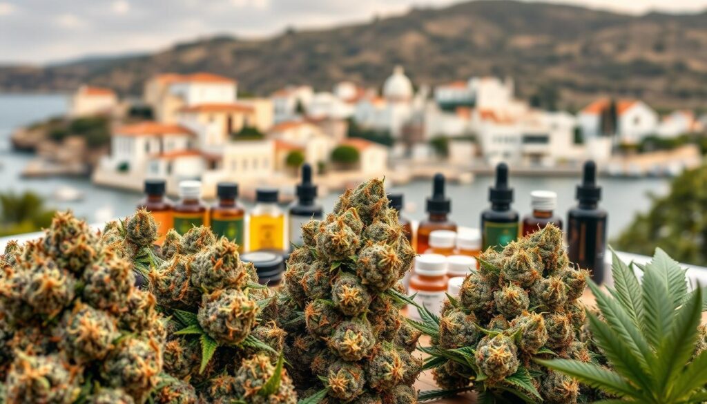 Indica vs Sativa strains in Paphos cannabis products