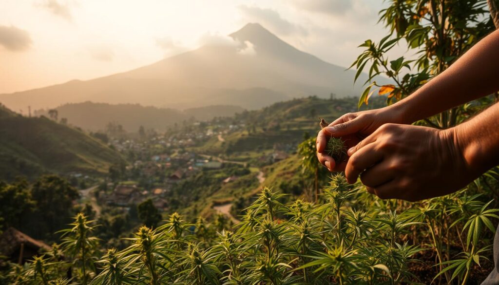 Lombok cannabis culture