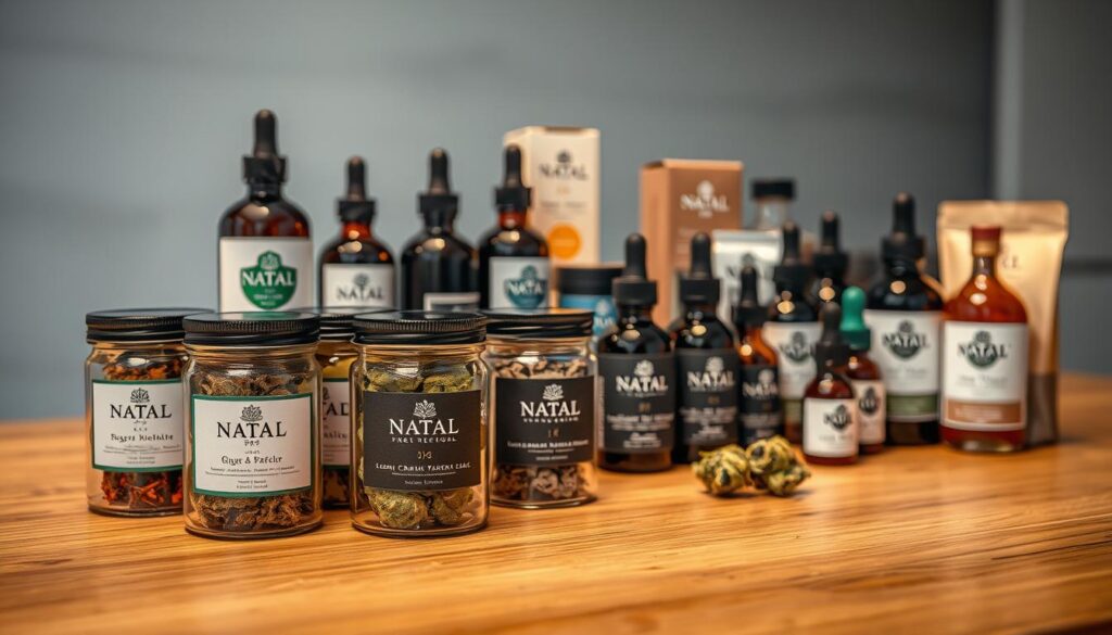 Natal cannabis products selection