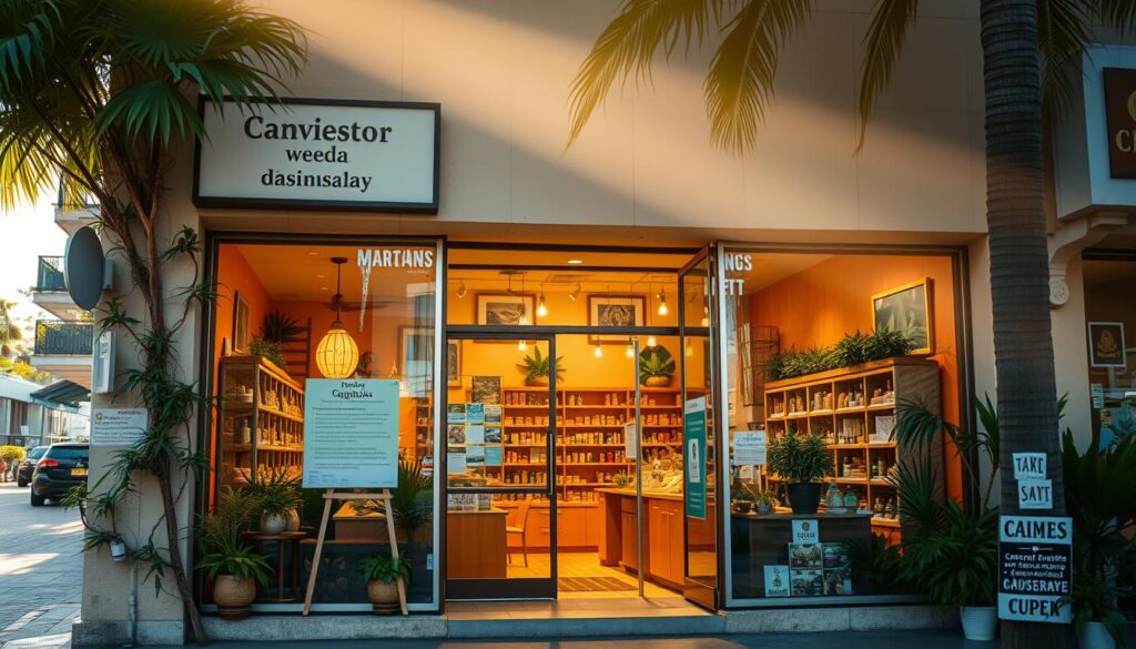 San Andres Island marijuana store