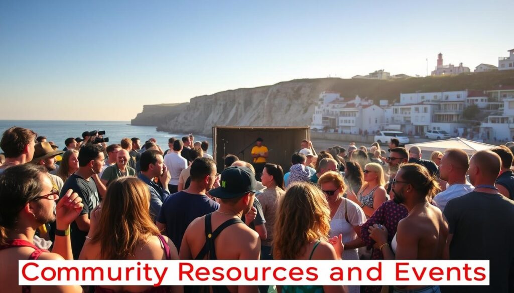 cannabis community events Nazaré