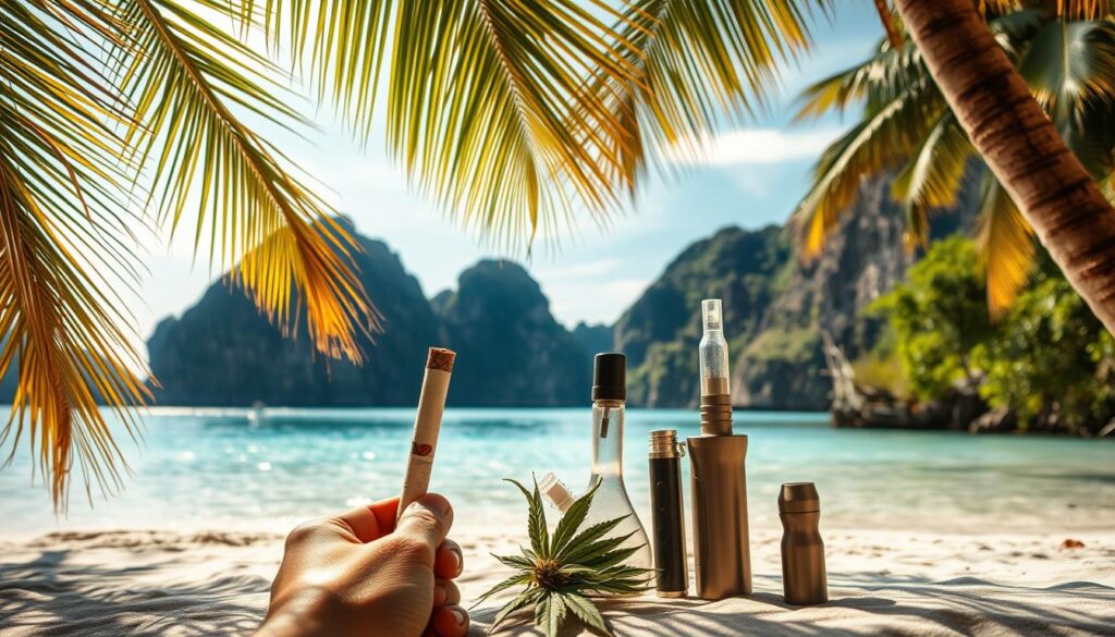 cannabis consumption methods in Ko Phi Phi