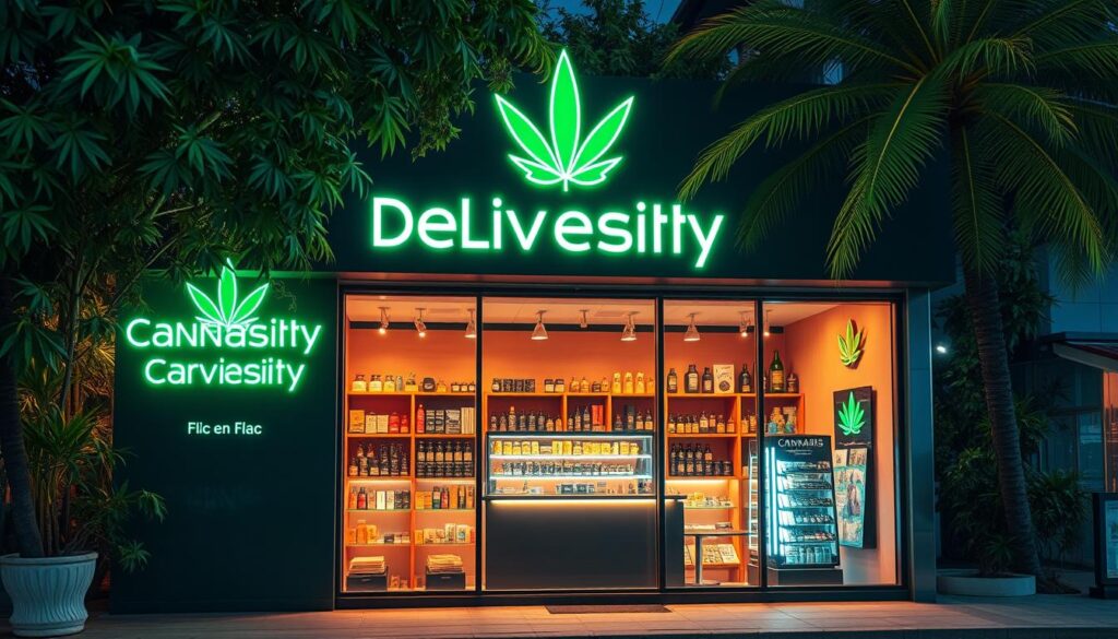 cannabis delivery service Flic en Flac