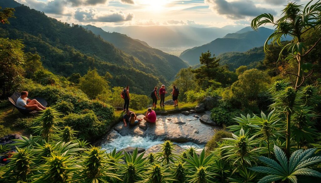 cannabis pairing in Minca activities