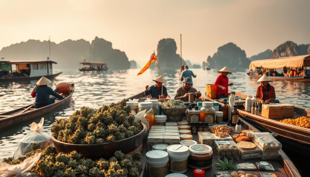 cannabis products in Ha Long Bay