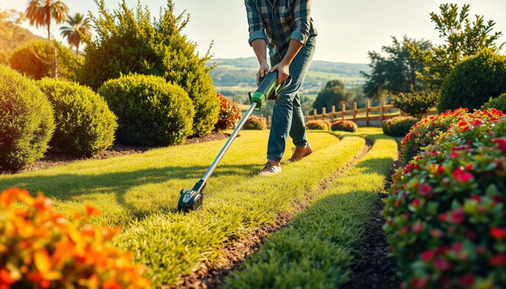 efficient weed trimming process