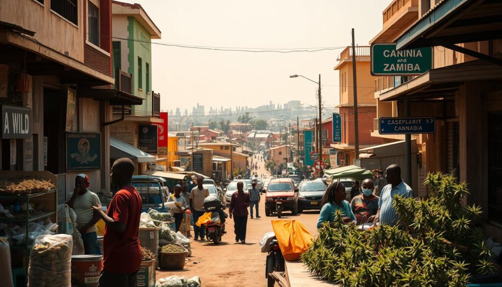 find cannabis in Lusaka