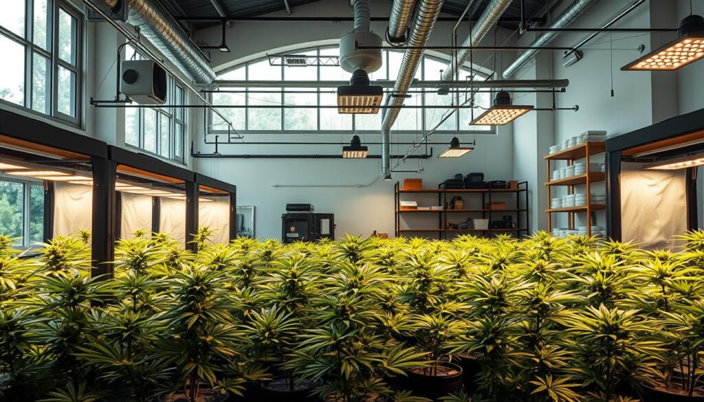indoor cannabis grow setup Phang Nga