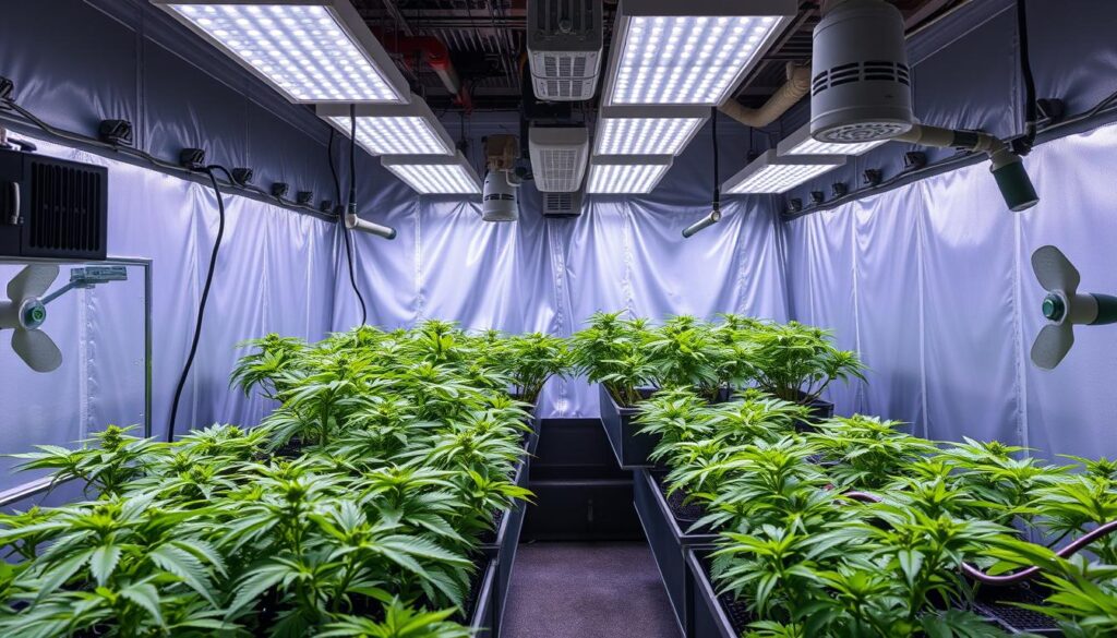indoor marijuana grow setup