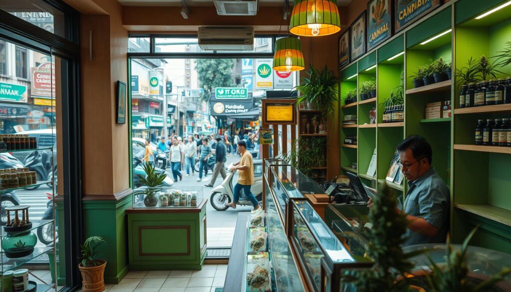 marijuana shop Hanoi communication