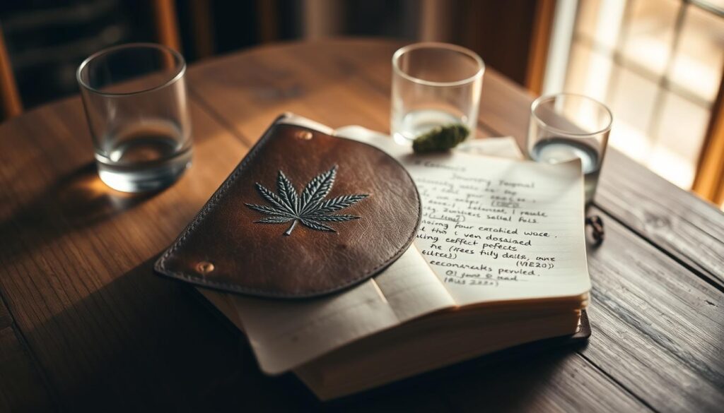responsible cannabis consumption diary
