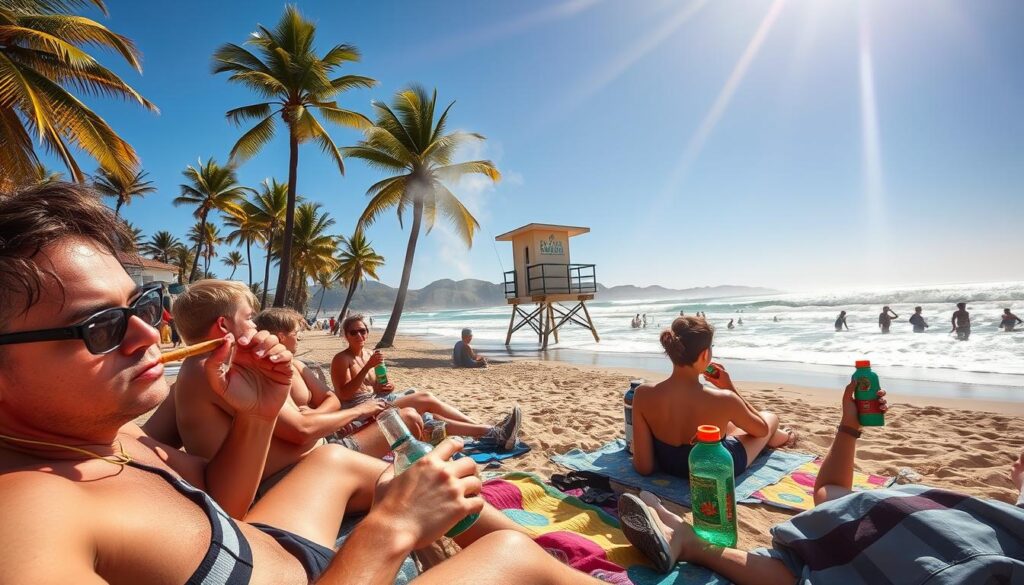 responsible marijuana consumption at La Concha Beach responsible marijuana consumption at La Concha Beach