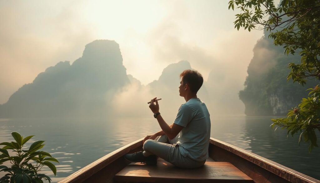 responsible weed consumption in Ha Long Bay