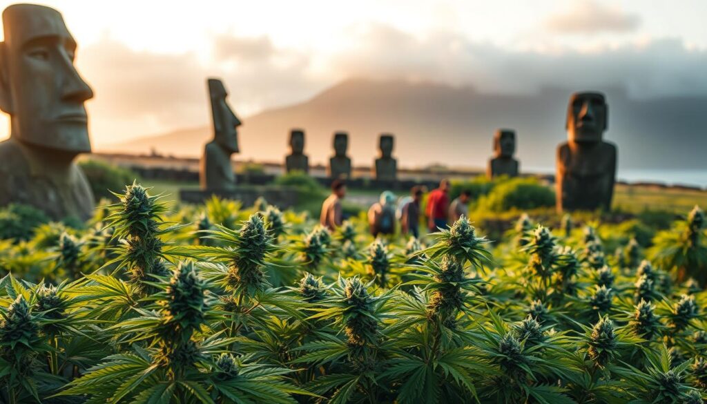 weed in Easter Island (Rapa Nui)