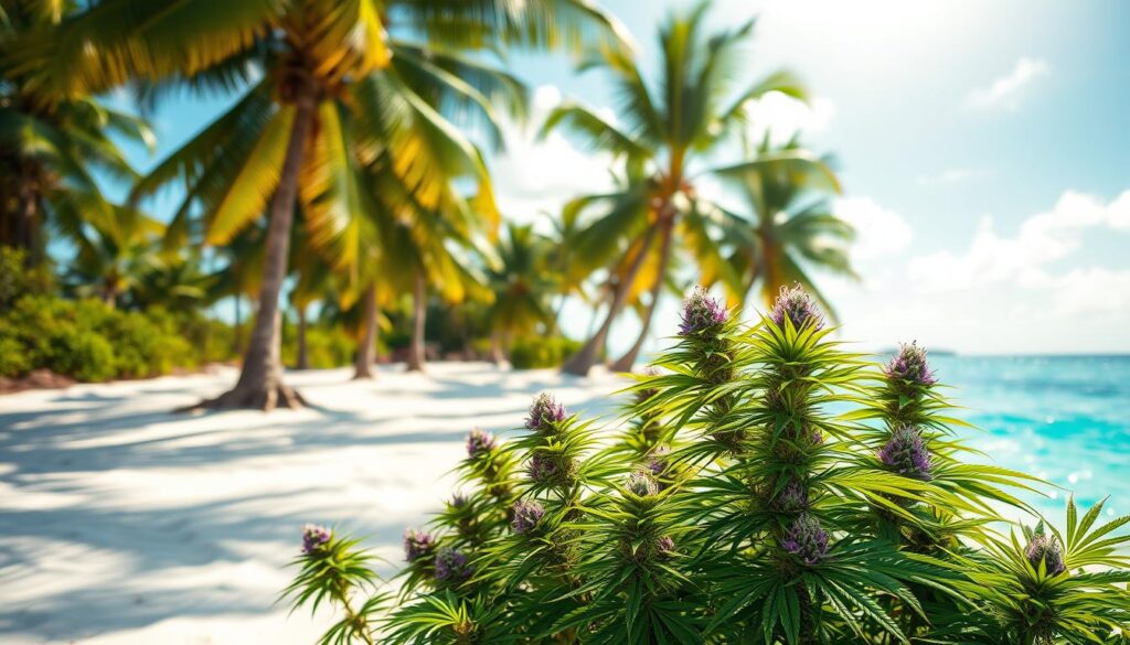 weed in Rosario Islands