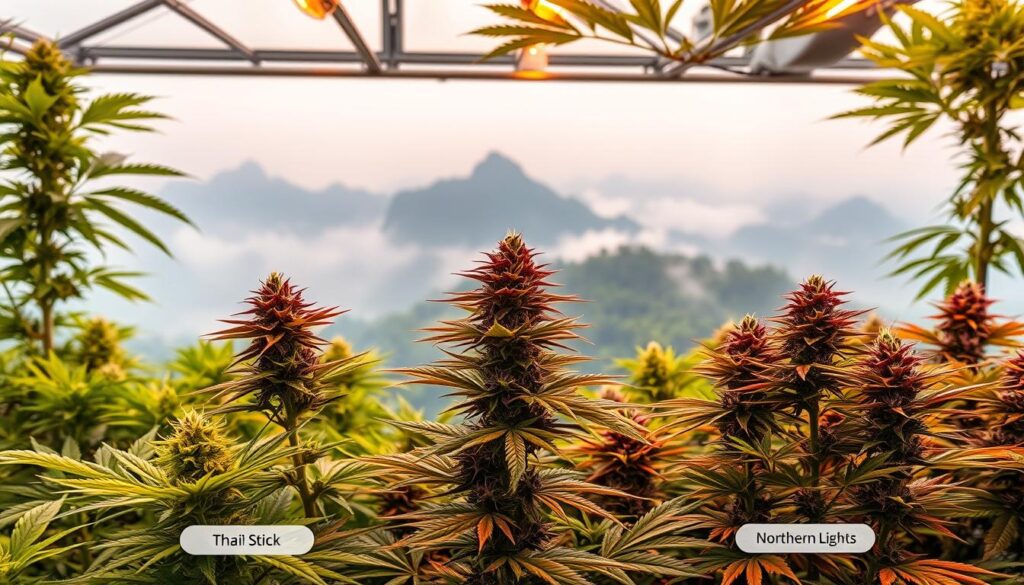 weed strains Chiang Rai climate comparison
